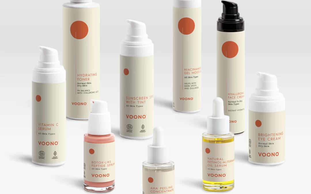 VOONO – Skin Care – Packaging design