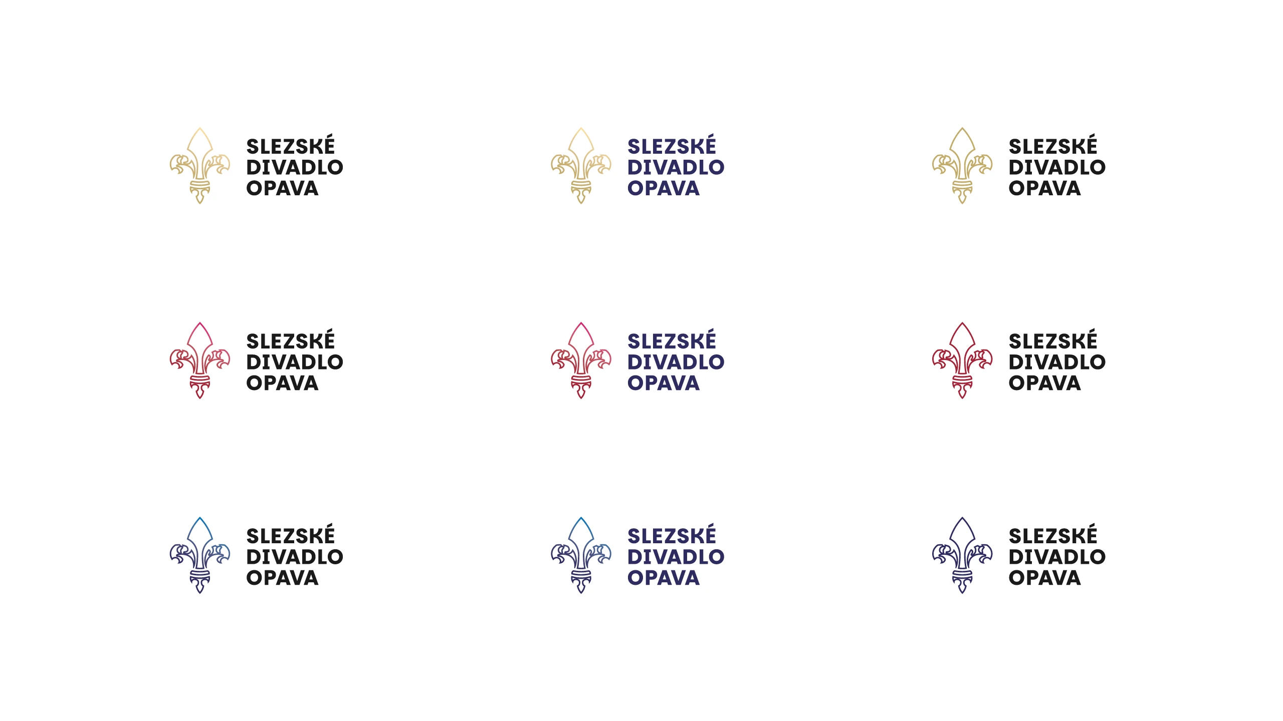 Slezské divadlo v Opavě - vizual - 2025 - KONCEPCE REDESIGNU - logo Grafický design | Alexandr Ochonský