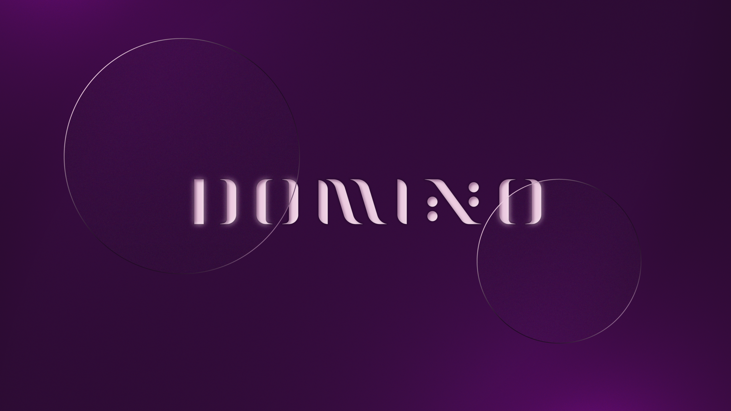 Logotyp DOMINO – minimalistické luxusní logo inspirované domino kostkami